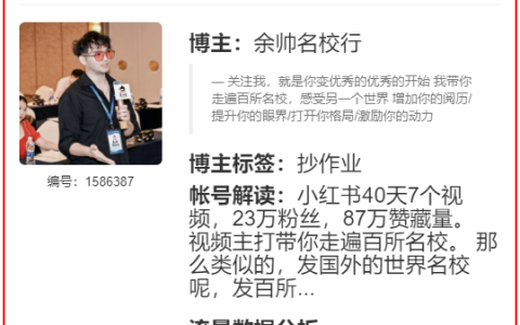小红书--走遍百所名校流量爆涨